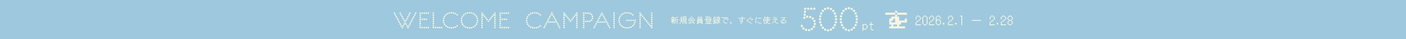 500ポイントプレゼントキャンペーン