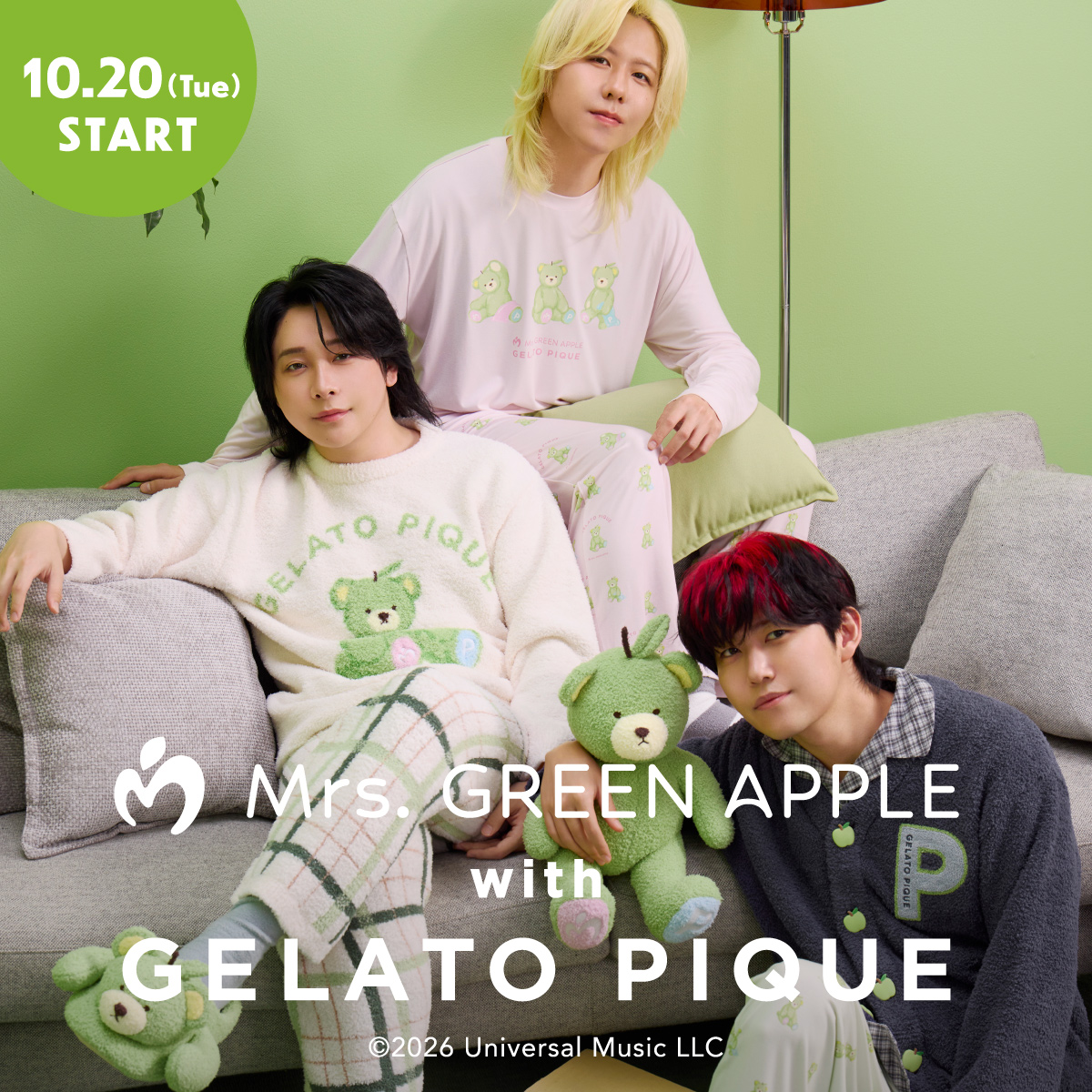 Mrs. GREEN APPLE with GELATO PIQUE