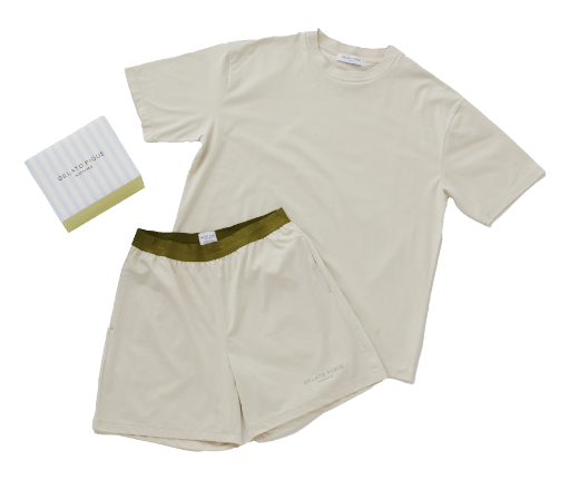 ギザ綿Tシャツ＆ハーフパンツセット