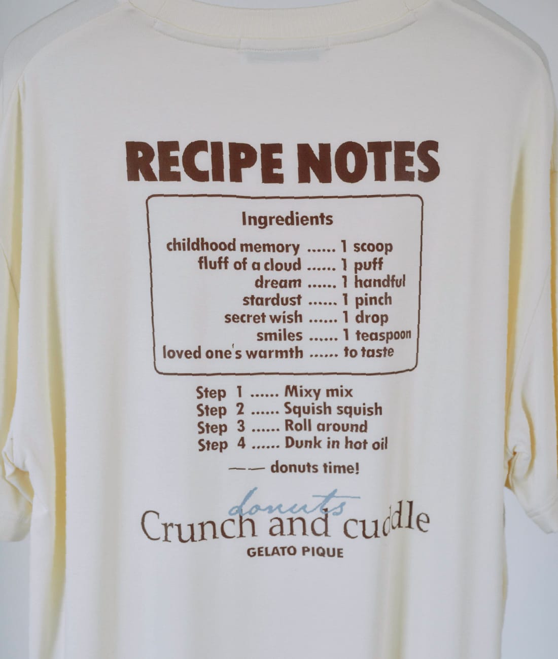 【HOMME】ドーナツワンポイントプリントTシャツ