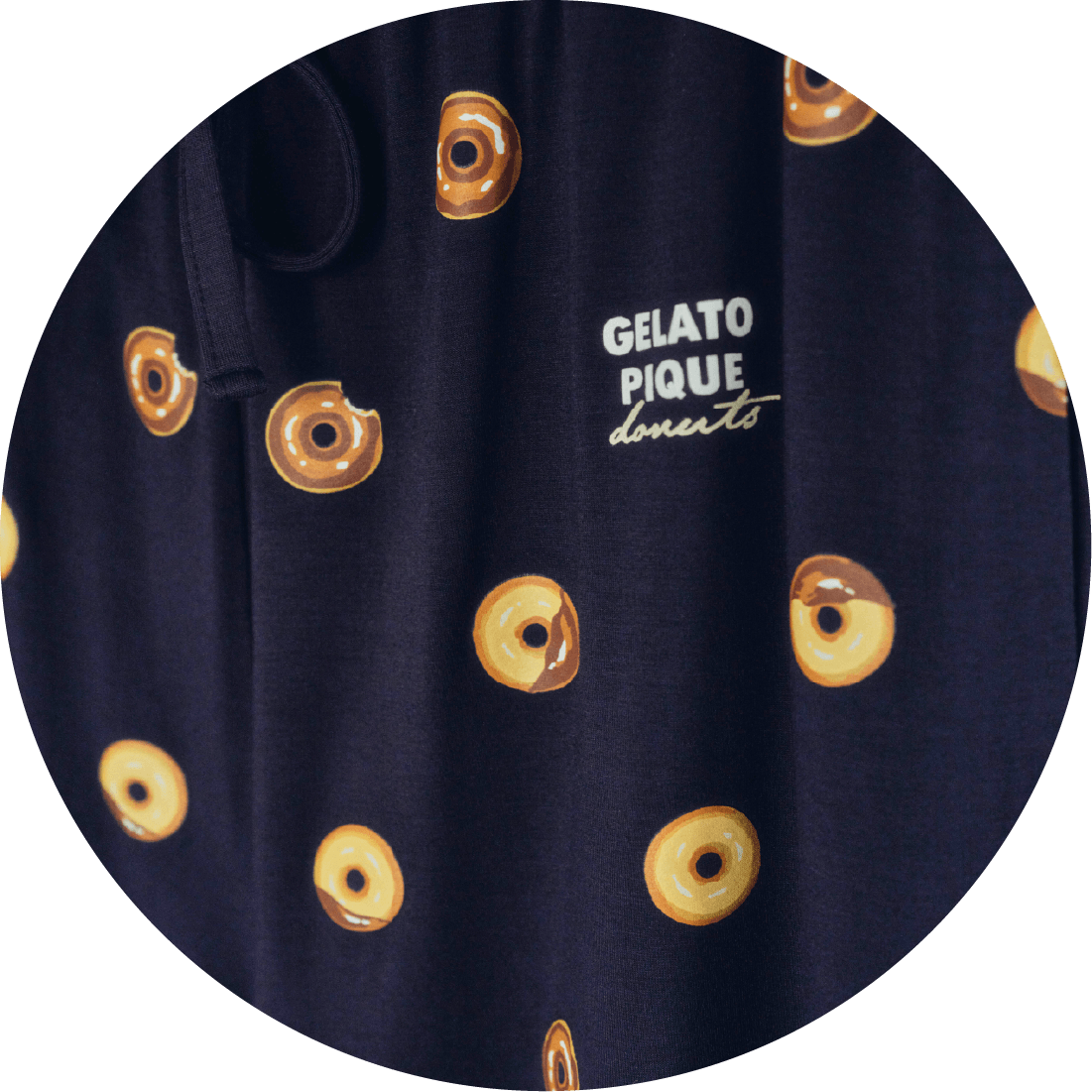 【HOMME】ドーナツワンポイントプリントTシャツ