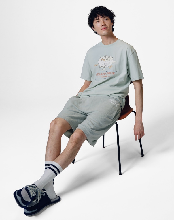 【HOMME】モーニングドッグプリントのコーディネート