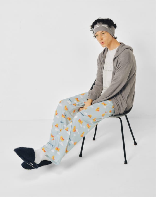 【HOMME】調温スムーズィーパーカのコーディネート