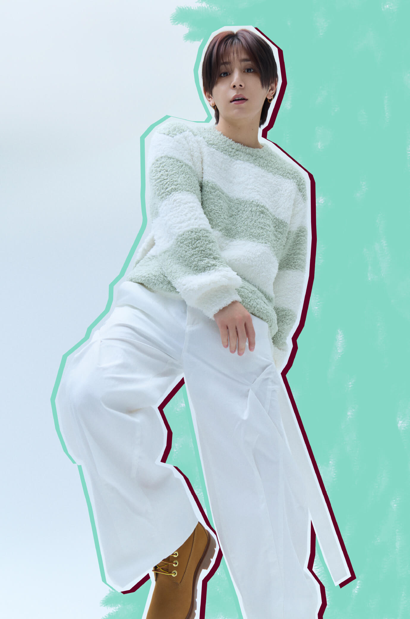 2border seriesを着用する山田涼介さん