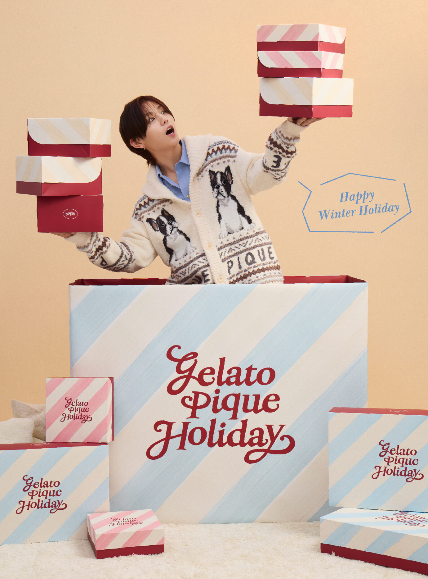 gelato pique 2025 Winter Holiday Collection Width Ryosuke yamada メインイメージ