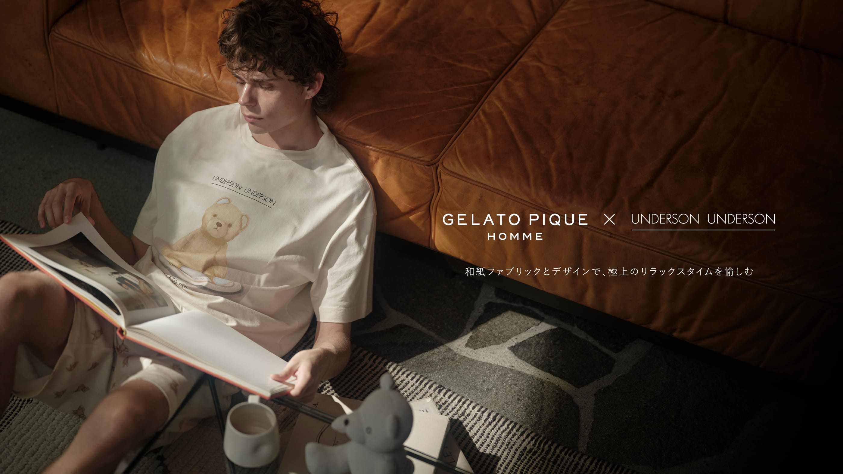 GELATO PIQUE HOMME×UNDERSON UNDERSON